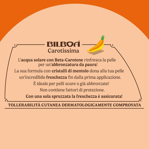 Bilboa Carotissima spray Acqua Solare con Beta‑Carotene 250 ml